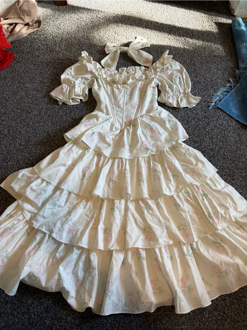 Bloom In Floral Corset Dress - Picture 2 of 12